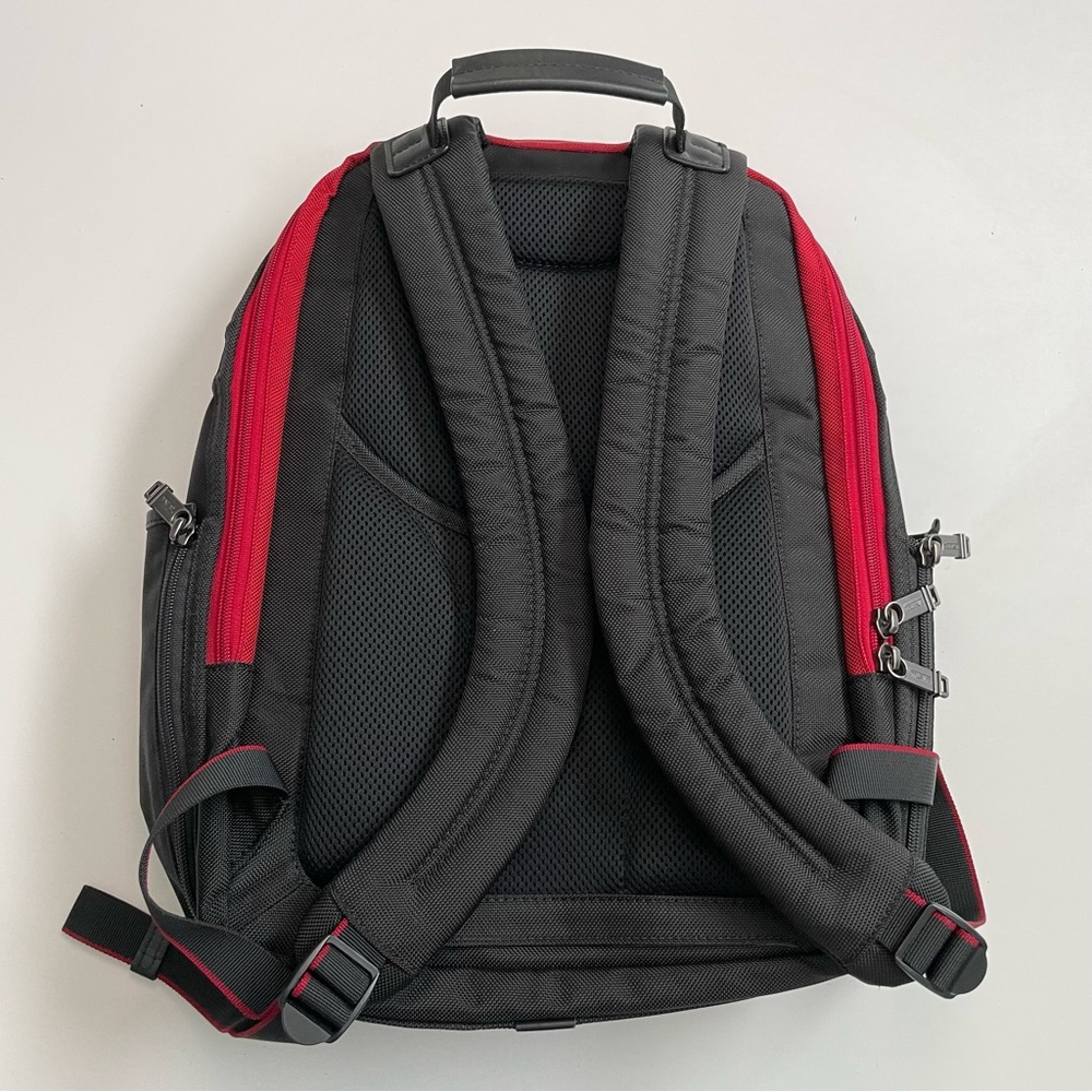 Tumi Backpack Alpha Business Pockets Organization Laptop Travel Carry On Black - Picture 3 of 16